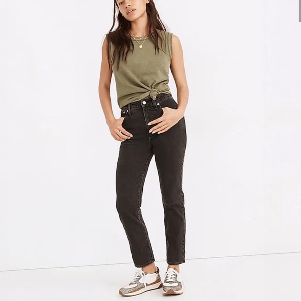 Madewell The Curvy Perfect Vintage Jeans Black Size 26